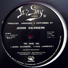 Jesse Saunders : On And On (12", RE)