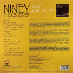 Niney The Observer : Sing It Wicked Style (LP, Comp)