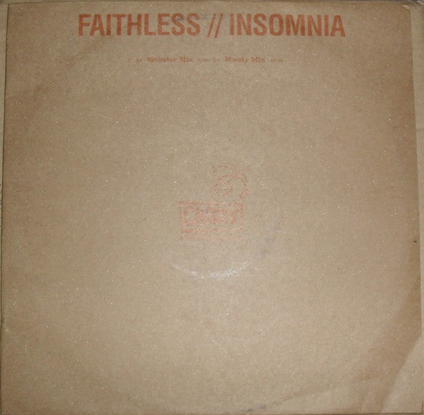 Faithless : Insomnia (12")