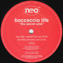 Boccaccio Life : The Secret Wish (12")