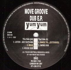 Yum Yum : Move Groove Dub E.P. (12", EP)