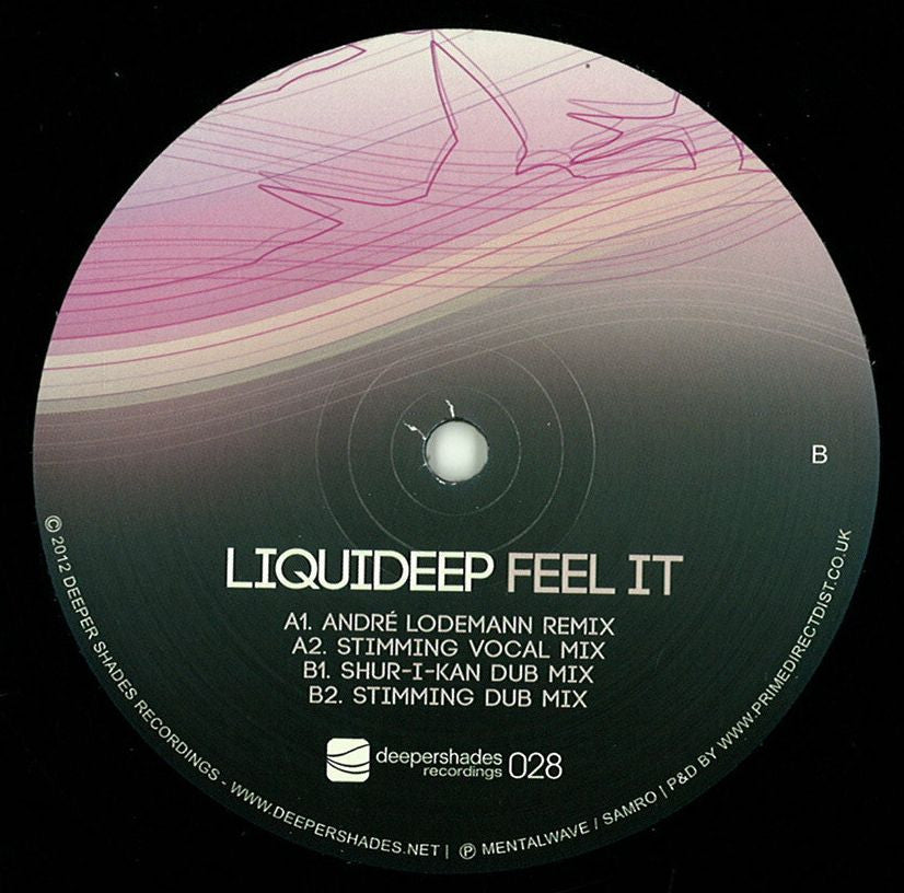 Liquideep – Feel It 12" Deeper Shades Recordings – DSOH028