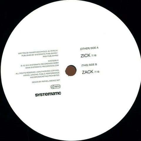 Weichhold & Namito - Zick Zack 12" Systematic SYST0099-6