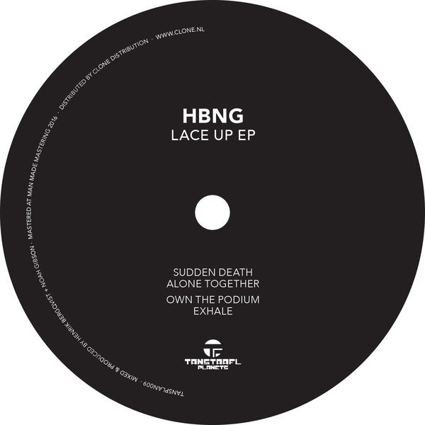 HBNG – Lace Up EP 12" Tanstaafl Planets – TANSPLAN009