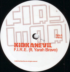 Kidkanevil, Yarah Bravo – FIRE 12" First Word Records – FW10