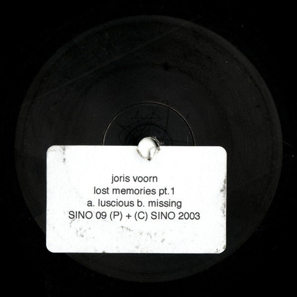 Joris Voorn - Lost Memories Part 1 12" PROMO SINO09 Sino