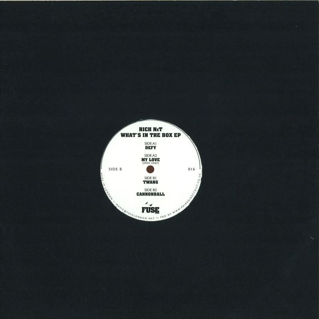 Rich NxT – What's In The Box EP - Fuse London – FUSE016