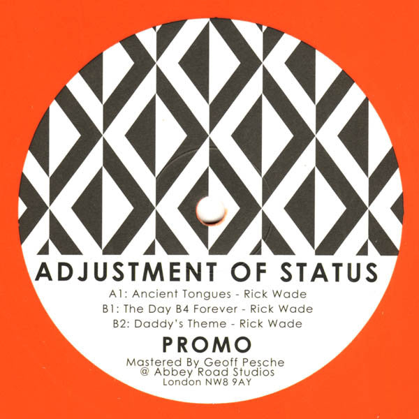 Rick Wade – Adjustment Of Status 12" Landed Records – LANDEDREC007