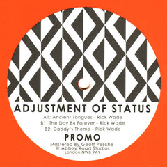 Rick Wade – Adjustment Of Status 12" Landed Records – LANDEDREC007