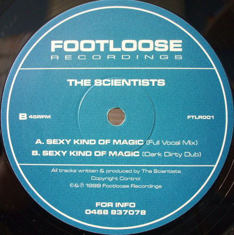 The Scientists - Sexy Kind Of Magic 12" Footloose Recordings – FTLR001