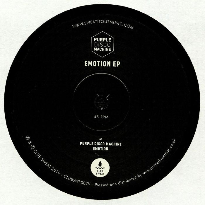 Purple Disco Machine – Emotion EP - Club Sweat – CLUBSWE007V