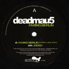 Deadmau5 – Faxing Berlin / Jaded - Mau5trap Recordings – mau5001