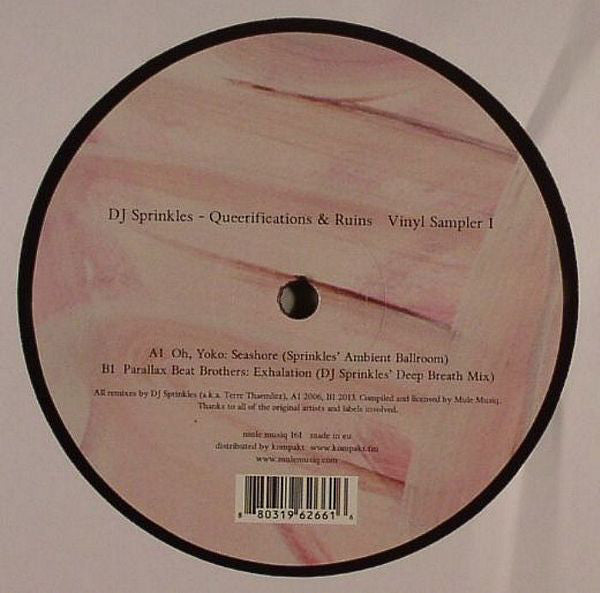 DJ Sprinkles – Queerifications & Ruins Vinyl Sampler 1 12" Mule Musiq – mule musiq 161