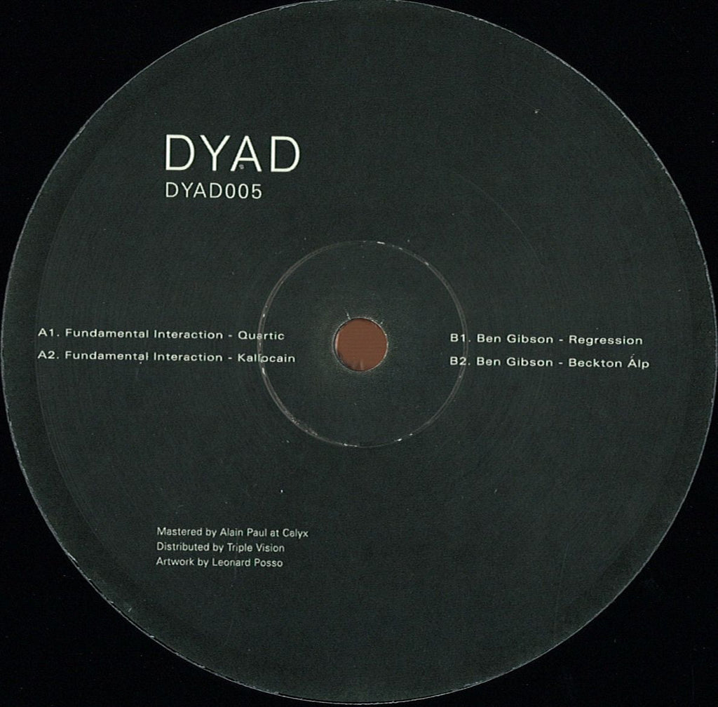 Fundamental Interaction / Ben Gibson – Quartic DYAD – DYAD005