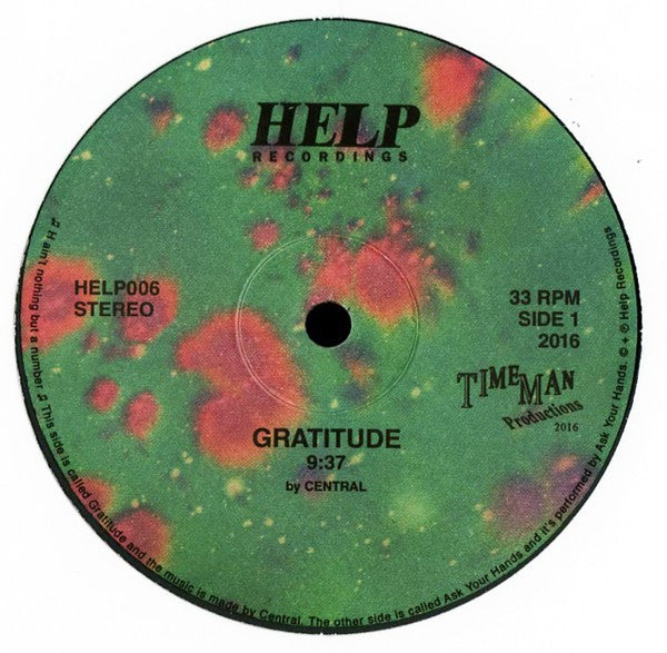 Central, Ask Your Hands – Gratitude Help Recordings – HELP006