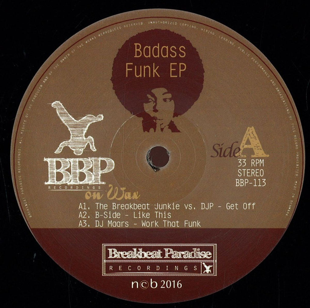 Various – Badass Funk EP Breakbeat Paradise Recordings – BBP113