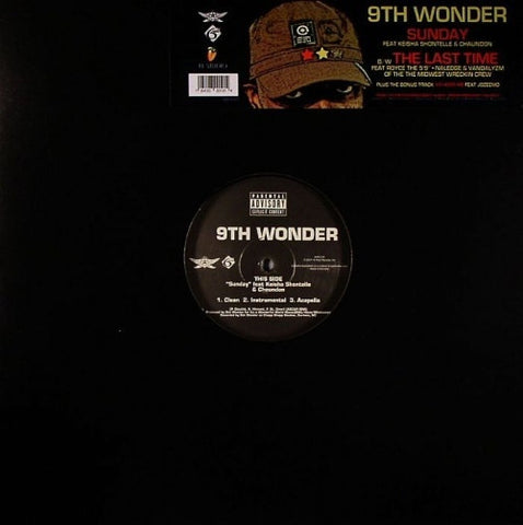 9th Wonder - Sunday / The Last Time / Ya Hear Me 12" 6 Hole Records Inc 6HR-019