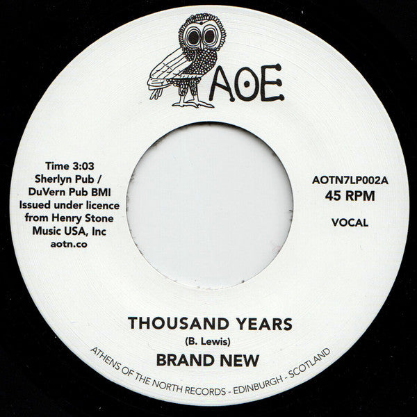 Brand New - Thousand Years / Party Time Athens Of The North – AOTN7LP002