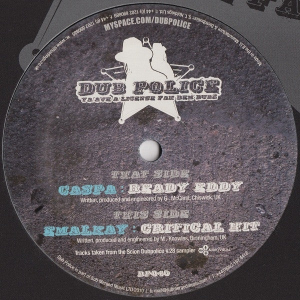 Caspa / Emalkay - Ready Eddy / Critical Hit 12" Dub Police DP040
