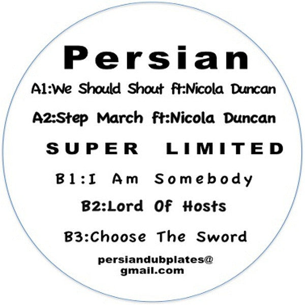 Persian – We Should Shout 12" Existence Is Resistance – ER005