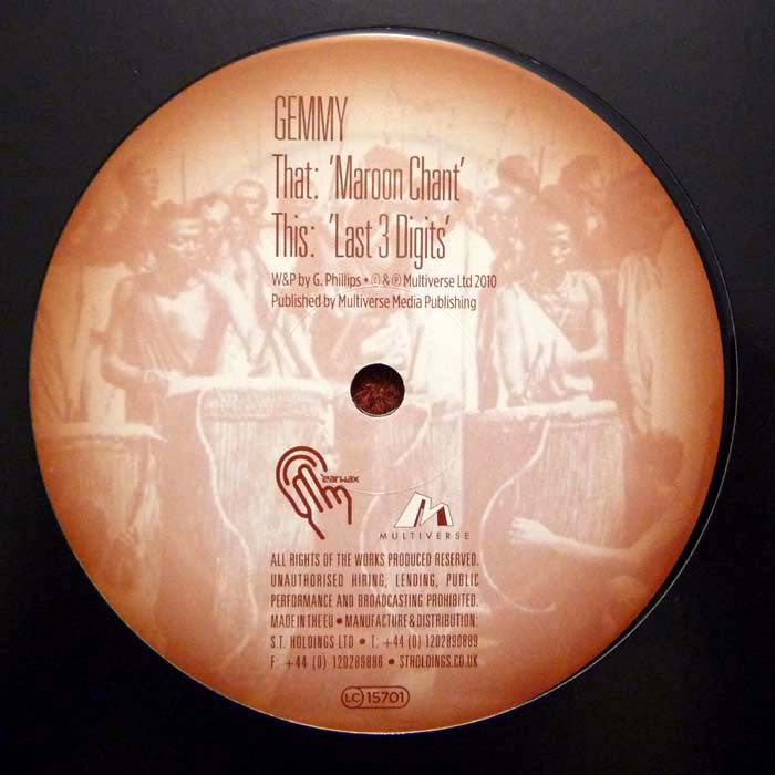 Gemmy - Maroon Chant 12" Earwax EAR014