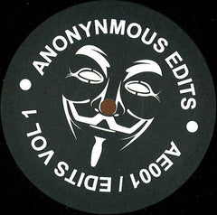 Unknown Artist – Edits Vol 1 - Anonymous Edits – AE001