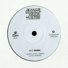 J-Boogie's Dubtronic Science - The Pimps Of Joytime – Go To Work 7" OM Records – OM 544