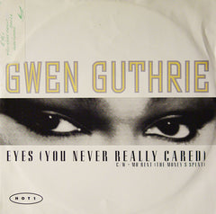 Gwen Guthrie - Eyes (You Never Really Cared) 12" HTR1001, HOT1 Hot Times Records Inc