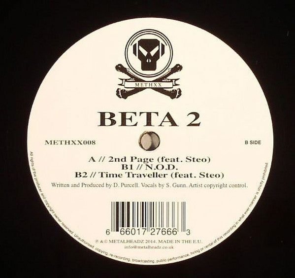 Beta 2 – 2nd Page (feat. Steo) 12" Metalheadz – METHXX008