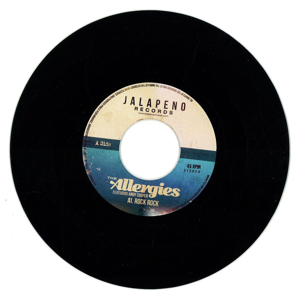 The Allergies – Rock Rock / Blast Off 7" Jalapeno Records – JAL211V