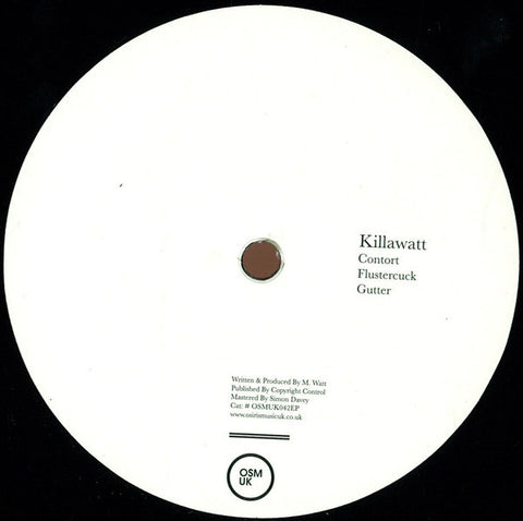 Killawatt - Contort 12" Osiris Music UK ‎– OSMUK042EP