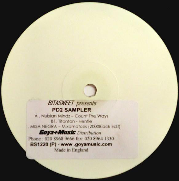 Various – PD2 Sampler 12" PROMO Bitasweet – BS1220