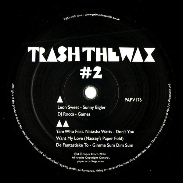 Various – Trash The Wax Vol.2 12" Paper Recordings – PAPV176