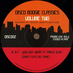 Various – Disco Boogie Classics - Volume Two - Disco Boogie Classics – DISC002