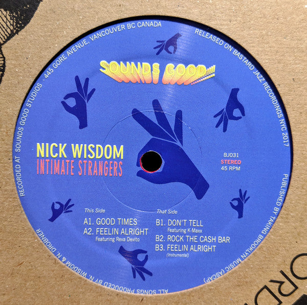 Nick Wisdom – Intimate Strangers - Bastard Jazz Recordings – BJ031