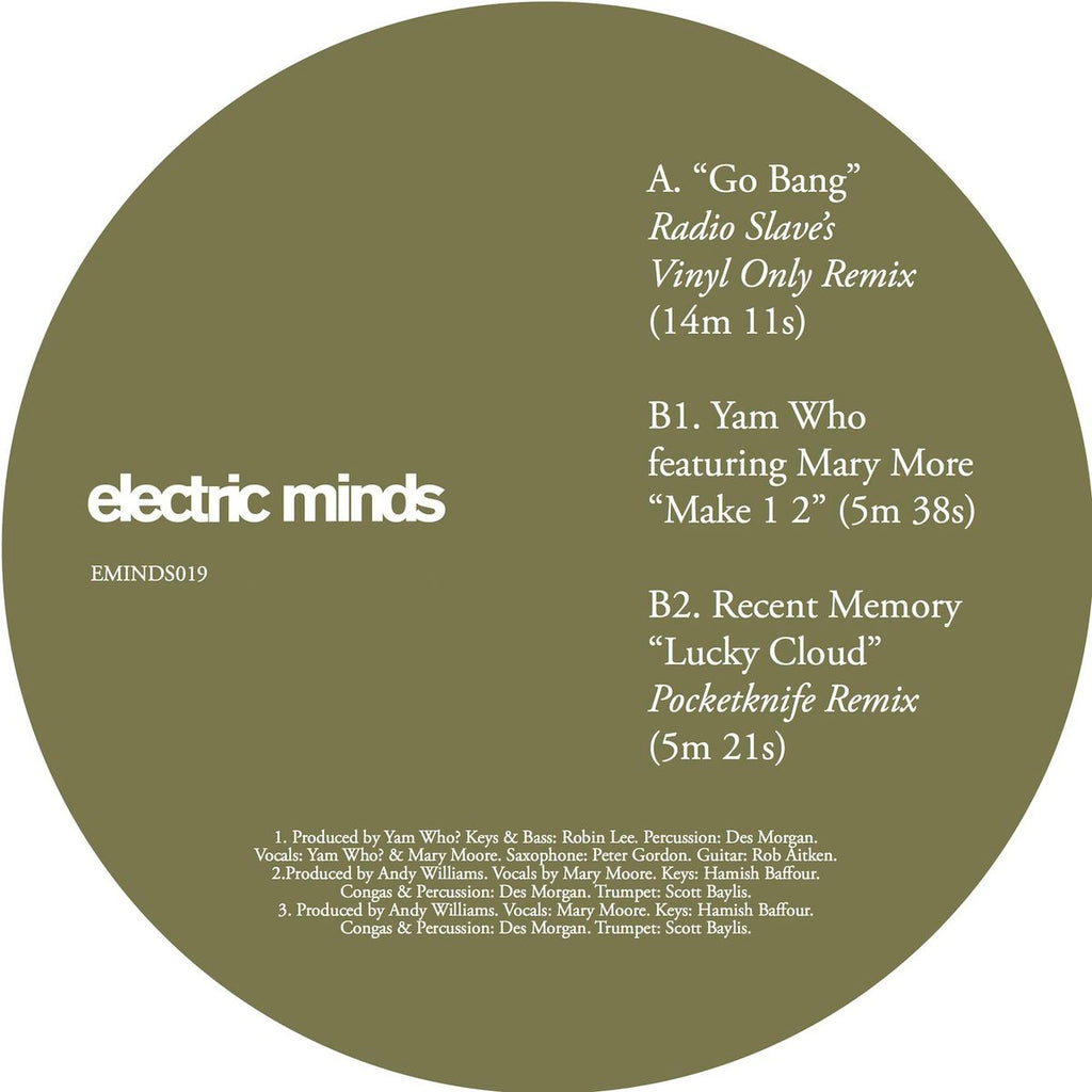 Various – Go Bang 12" Electric Minds – EMINDS019