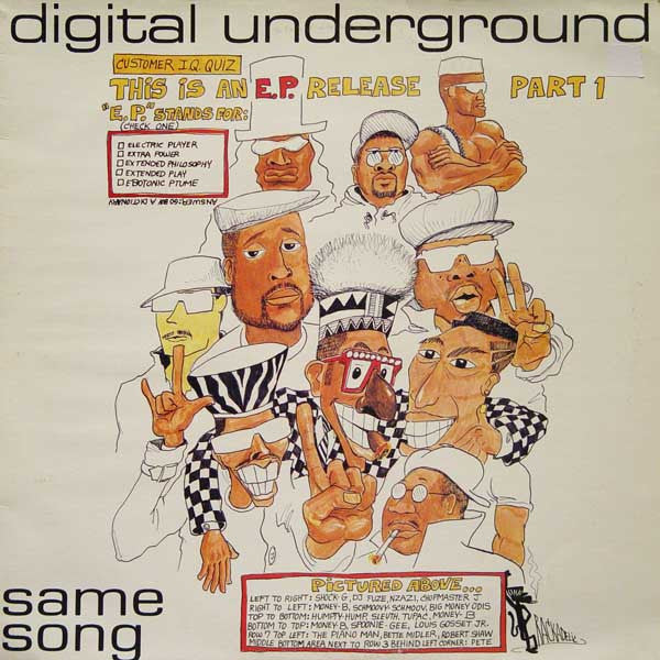 Digital Underground - Same Song 12" Big Life BLR 40T
