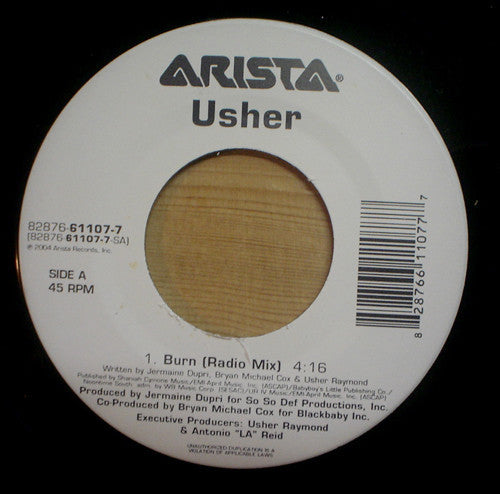 Usher – Burn Arista – 82876611077