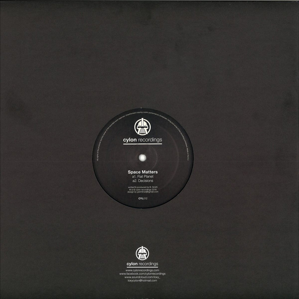 Space Matters – Flat Planet EP 12" Cylon Recordings – CYL012