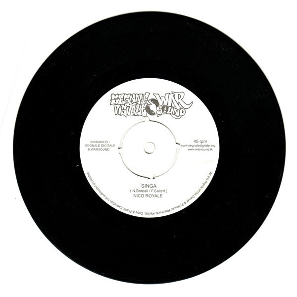Nico Royale / Karkadan - Singa / Ana Tunzi Remix 7" Warsound, Segnale Digitale