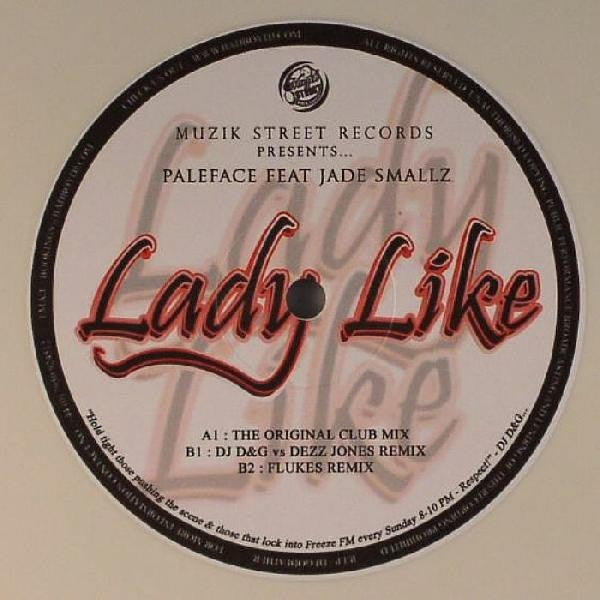 DJ Paleface - Lady Like 12" Muzik Street Records MSR 002