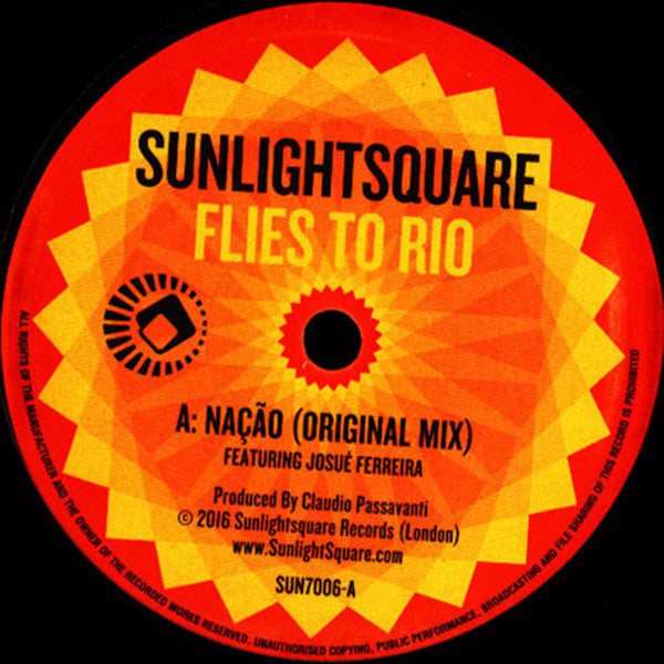 Sunlightsquare / Josue Ferreira – Flies To Rio - Sunlightsquare Records – SUN7006