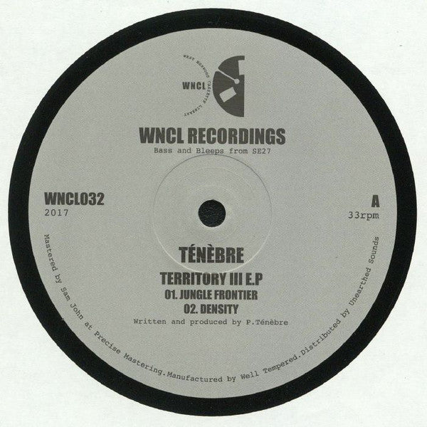 Tenebre – Territory III EP - WNCL Recordings – WNCL 032