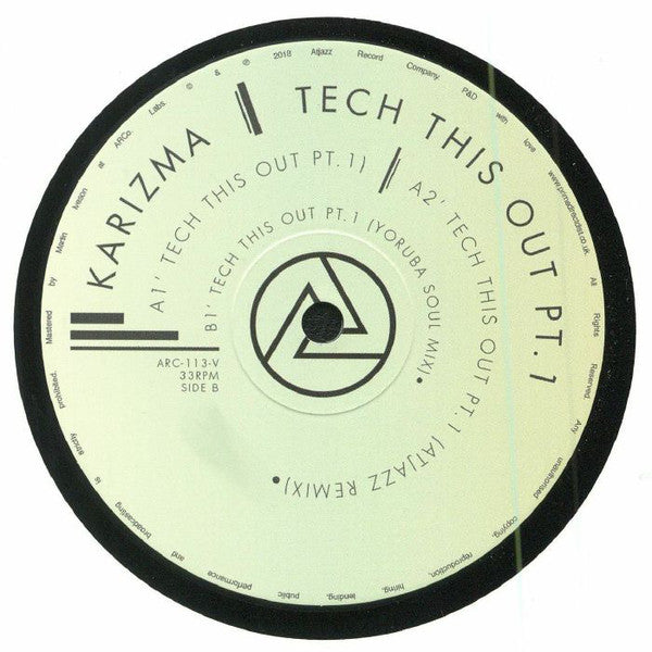 Karizma – Tech This Out Part 1 - Atjazz Record Company – ARC113V