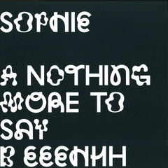 Sophie - Nothing More To Say Huntleys & Palmers – H+P006