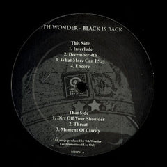 9th Wonder vs Jay-Z – Black Is Back – BIBLP01 PROMO