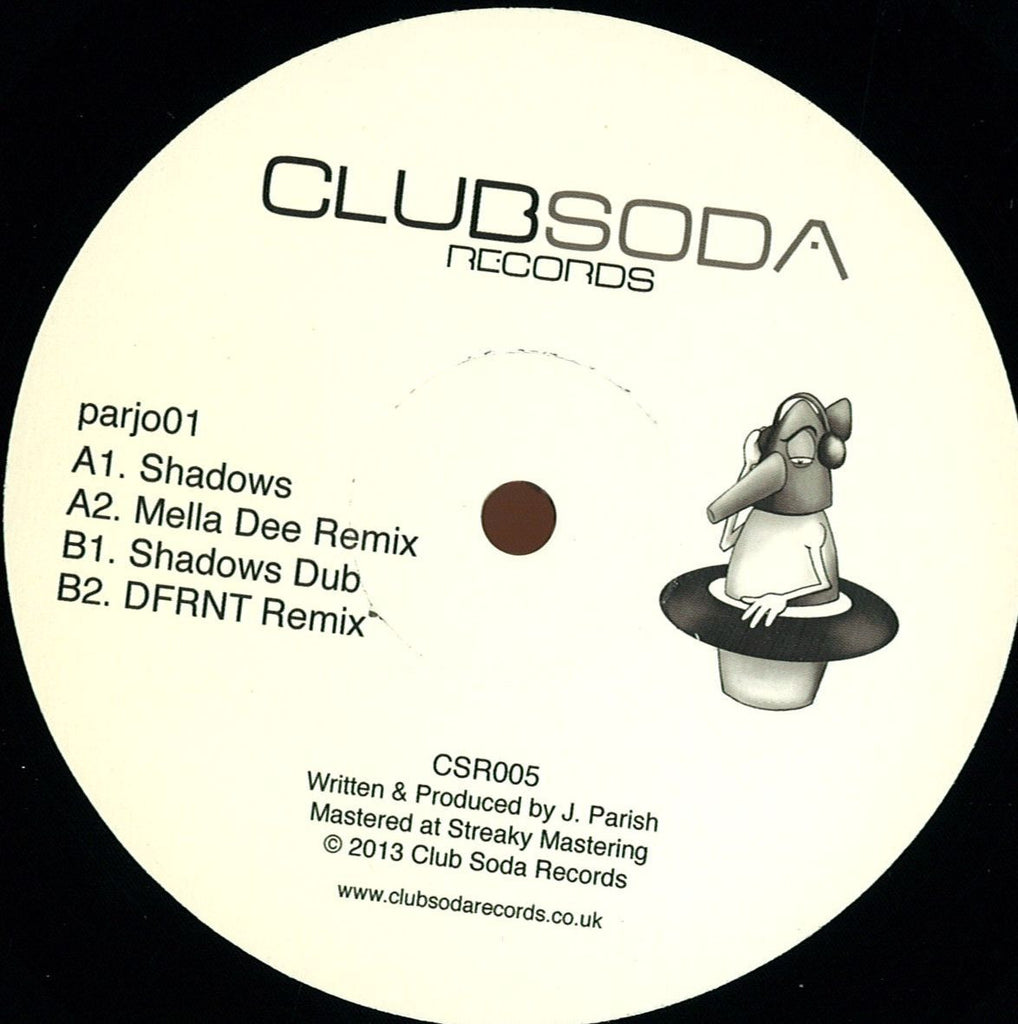 Parjo01 - Shadows EP 12" Club Soda Records CSR005