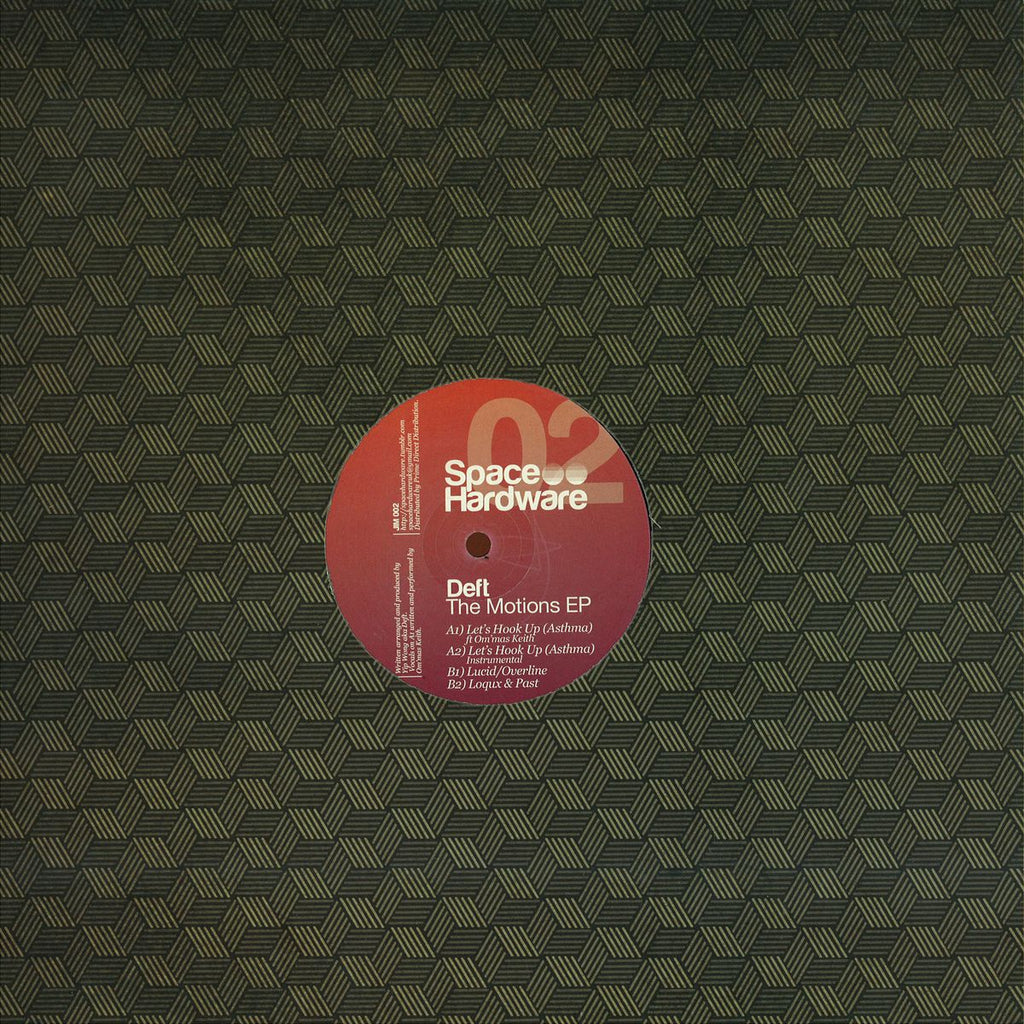 Deft - The Motions EP - Space Hardware – JIM 002