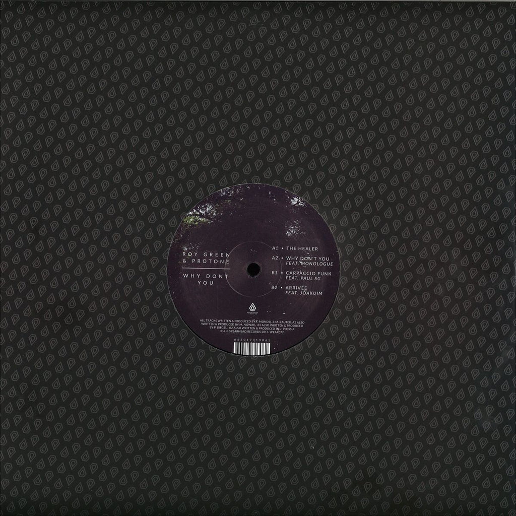 Roy Green & Protone - Why Don't You EP 12" Spearhead Records – SPEAR077