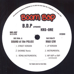 KRS-One / Channel Live – Sound Of The Police / Mad Izm - Boom Bap – BBC007